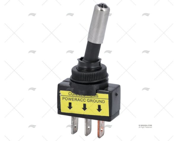 int on off 20a 12v 3pin luz azul interruptores imnasa ref 65001007