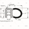 juntas aislantes epdm pvp y vta x m juntas aislantes imnasa ref 41250294