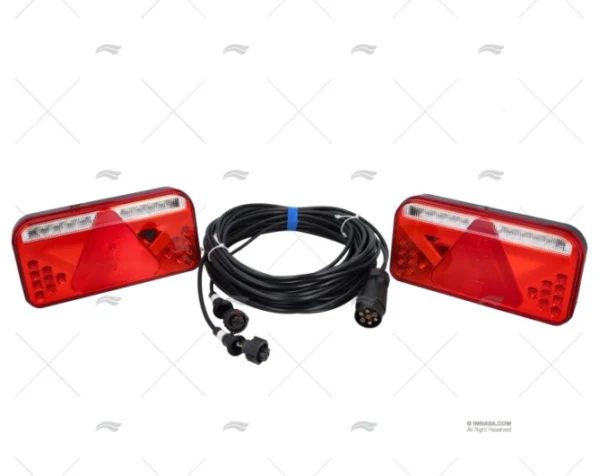 kit luces remolque 12 24v rectangulares accesorios para remolcadores de barcos imnasa ref 90800463