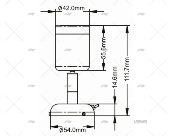 luz lectura led 8 30v inox luces lectura imnasa ref 40251304