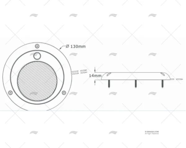 luz led superficie 10 30v pvc plafones imnasa ref 40251292