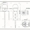 luz naveg todo horiz fondeo led 9 30v luces navegacion imnasa ref 40251121