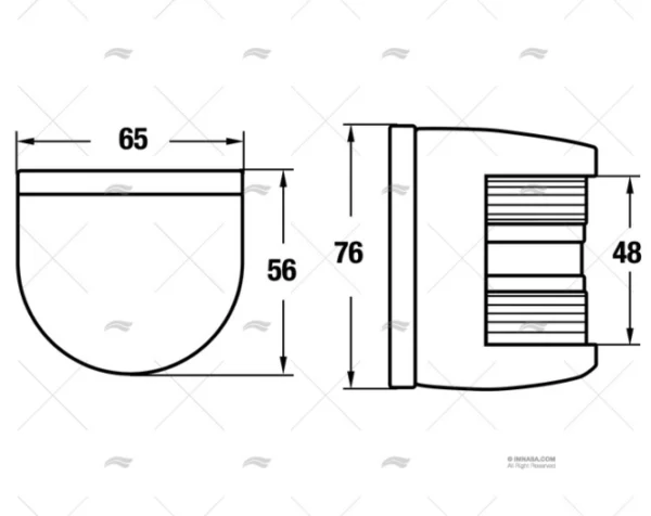 luz navegacion bicolor led 12v blanca luces navegacion imnasa ref 40251184