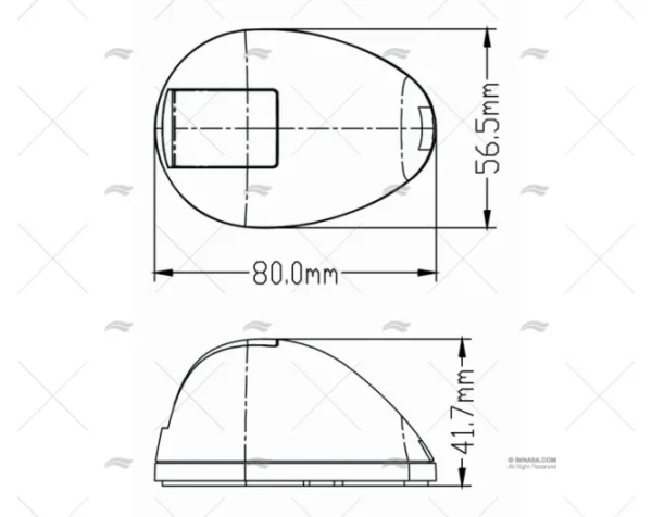 luz navegacion estribor babor led 12v luces navegacion imnasa ref 40251225