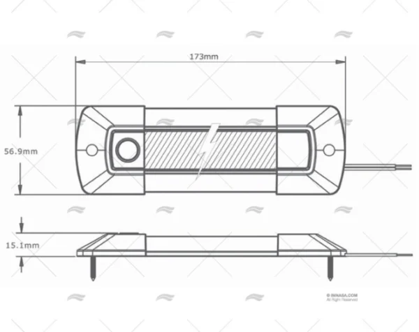 luz superficie led 10 30v blanca pvc plafones imnasa ref 40251287