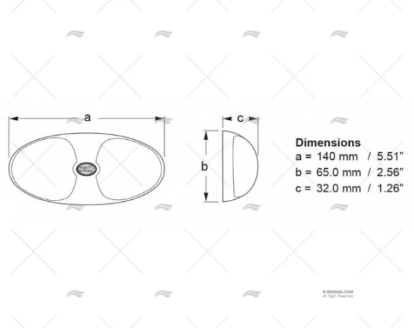 luz superficie led 9 28v blanca plafones imnasa ref 67000357