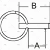 pasador c anilla inox 8x33mm cancamos y anillas imnasa ref 09121698