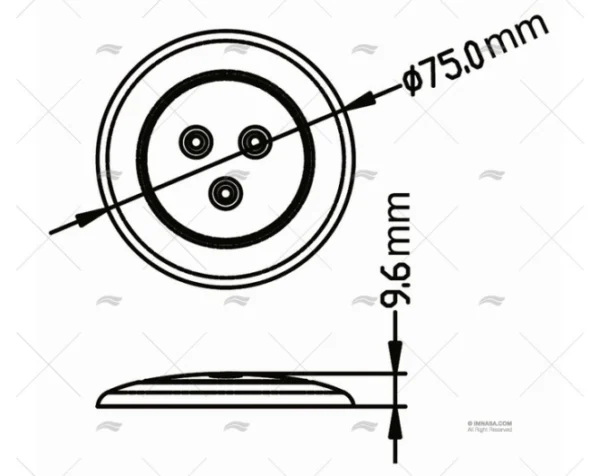 plafon de superficie led 12v inox plafones imnasa ref 40251279