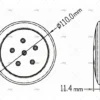 plafon de superficie led 12v inox plafones imnasa ref 40251282