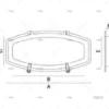 PORTILLO ALUMINIO 460x2200mm