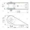 puntera 155mm inox cojinetes ancla imnasa ref 41250650