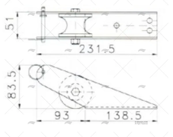 puntera 231 5mm inox cojinetes ancla imnasa ref 41250653