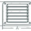 rejilla inox ss 304 127x122mm respiraderos y rejillas imnasa ref 09121722