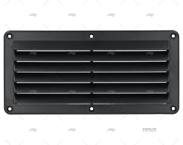 rejilla plastico negra 261mm respiraderos y rejillas imnasa ref 40250403