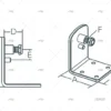 soporte brazo silla inox ss 316 sillas imnasa ref 09121528