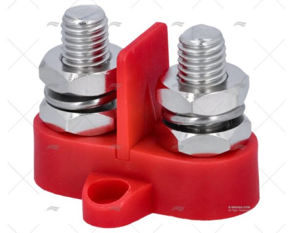 terminal doble rojo m10 c separador accesorios baterias imnasa ref 65000879