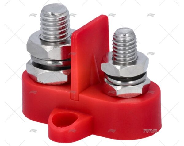 terminal doble rojo m8 m10 c separador accesorios baterias imnasa ref 65000881