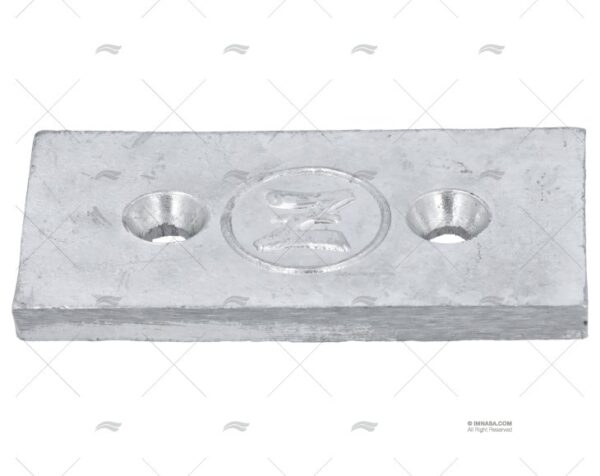 anodo zinc placa 100x50x8 0 270kg anodos imnasa ref 42250125