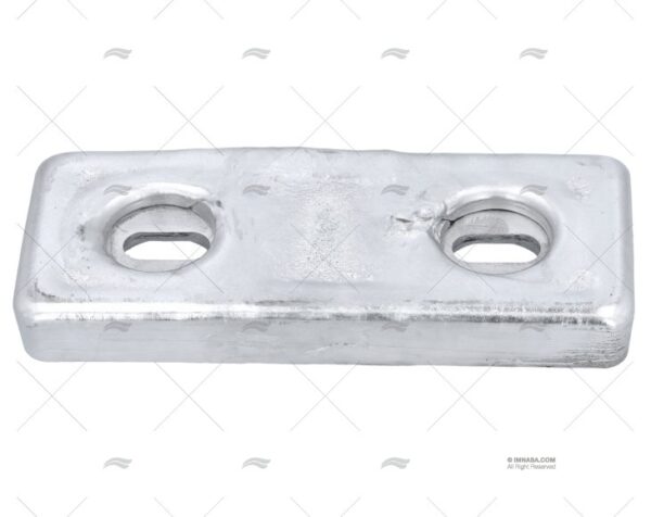 anodo zinc rectangular 200x80x22 anodos imnasa ref 42251709