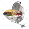 barbacoa carbon o433mm inox barbacoas imnasa ref 94300162