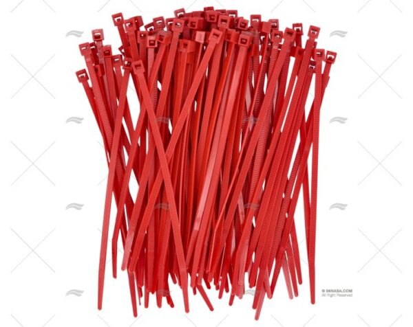 brida nylon 3 6x140 roja 100 unidades abrazaderas imnasa ref 72200159
