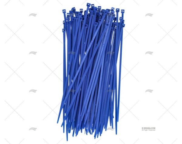 brida nylon 3 6x200 azul 100 unidades abrazaderas imnasa ref 72200169