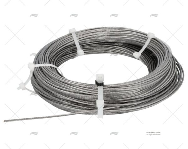 cable 1x19 inox 3mm 100m prensas y poleas imnasa ref 00318030