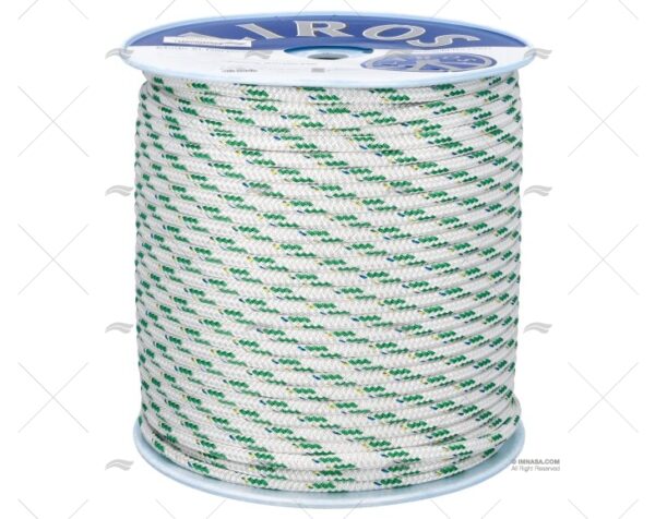 cabo top cruising 12mm blanco verde 200m drizas y escotas imnasa ref 001521200232