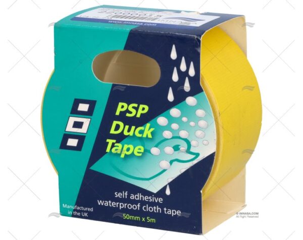 cinta duck tape amarilla 5m cintas adhesivas imnasa ref 22000015