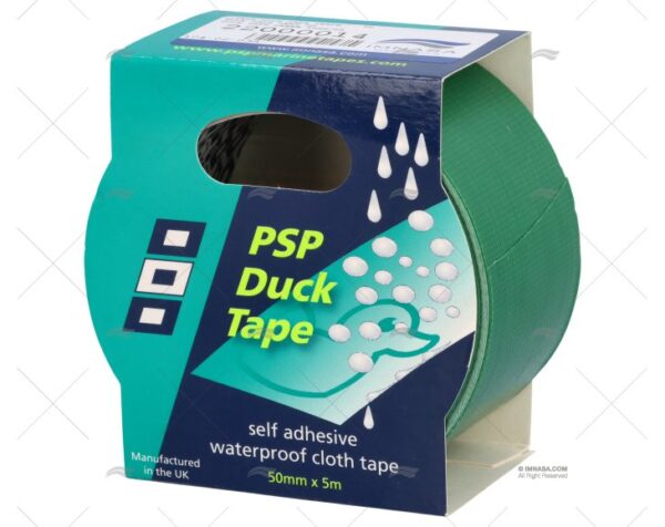 cinta duck tape verde 5m cintas adhesivas imnasa ref 22000014