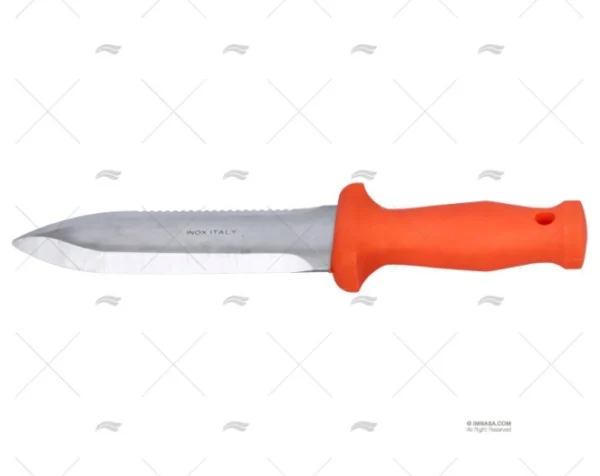 cuchillo soil garden naranja 28 5 h16cm cuchillos imnasa ref 53000404 1