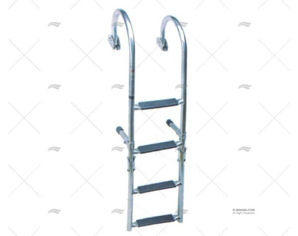 escalera inox 3 peldanos 730mm escaleras imnasa ref 40250901