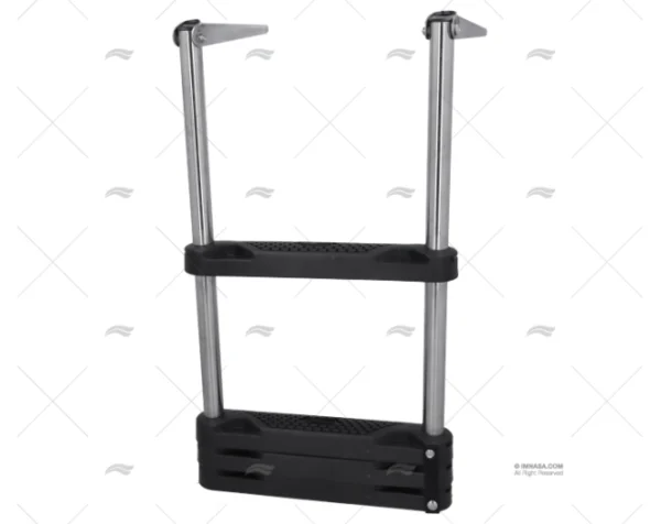 escalera telesc inox 4 peldanos 370mm escaleras imnasa ref 90819657