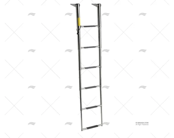 escalera telesc inox 6 peldanos 410mm escaleras imnasa ref 90819686