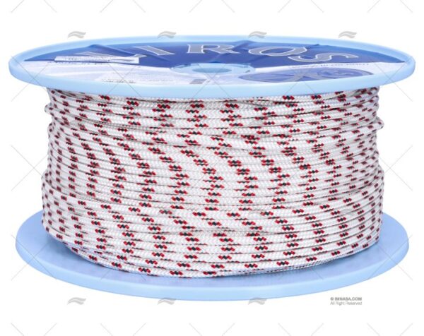 escota allround 06mm blanco rojo 200m drizas y escotas imnasa ref 001510600236