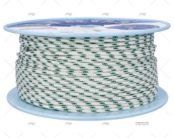 escota allround 06mm blanco verde 200m drizas y escotas imnasa ref 001510600232