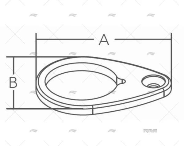 placa para soporte palo 09120857 accesorios capota imnasa ref 09121288