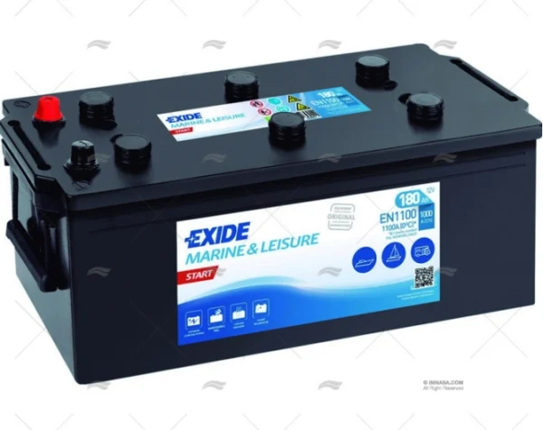 bateria 180a arranque exide marine baterias imnasa ref 52000182