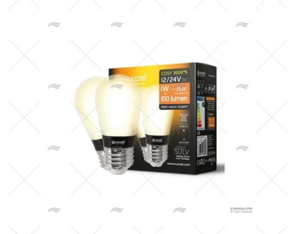 bombilla led 12 24v 1w 3k 2u bombillas y lamparas imnasa ref 65000497 1