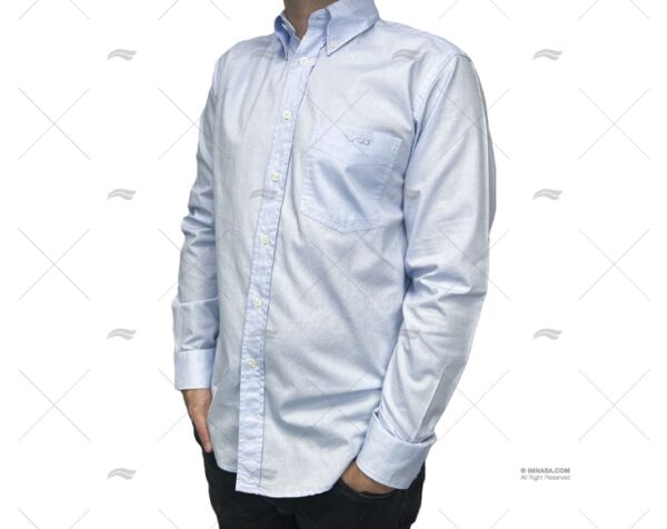 camisa m l h azul l hombre ropa nautica imnasa ref 18400003