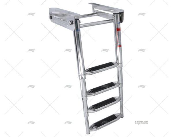 escalera ajustable 4 peldanos ancho inox escaleras imnasa ref 40251072