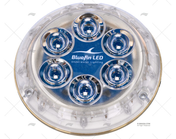 luz piranha p6 azul 12v luces led para debajo del agua imnasa ref 90800165