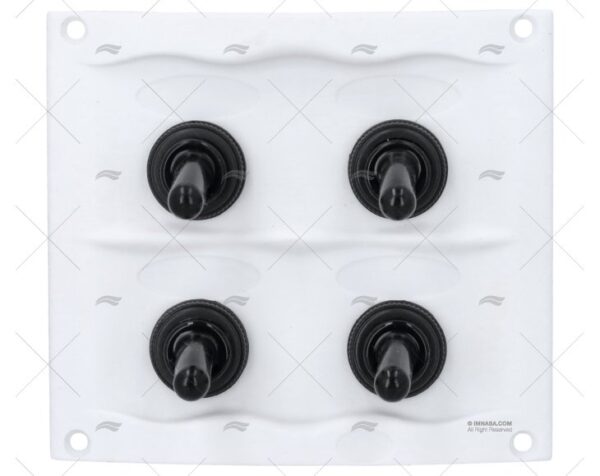 panel 4 pos 12v 20a blanco 95x107m paneles interruptores imnasa ref 67000201