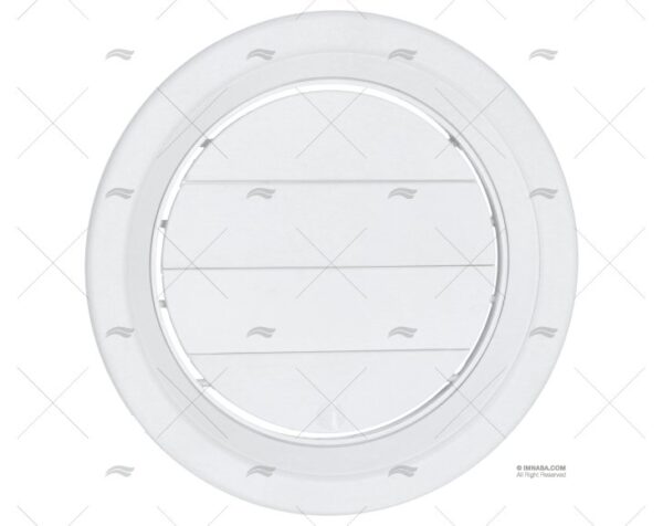 rejilla pvc blanca flush diam 190mm respiraderos y rejillas imnasa ref 41251098