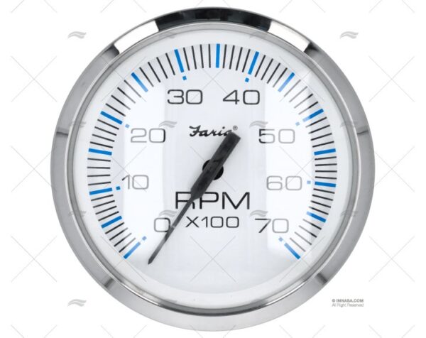 reloj tacometro blanco 7000rpm indicadores imnasa ref 51250932