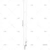 antena vhf 1 00mt 3db inox scout antenas imnasa ref 65000791