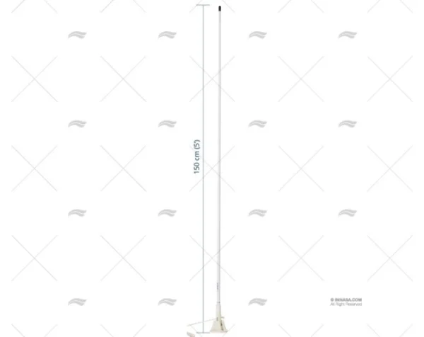 antena vhf 1 50mt 3db abatible scout antenas imnasa ref 65000782