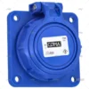 base schuco con tapa azul 75x75mm conectores electricos imnasa ref 64000187