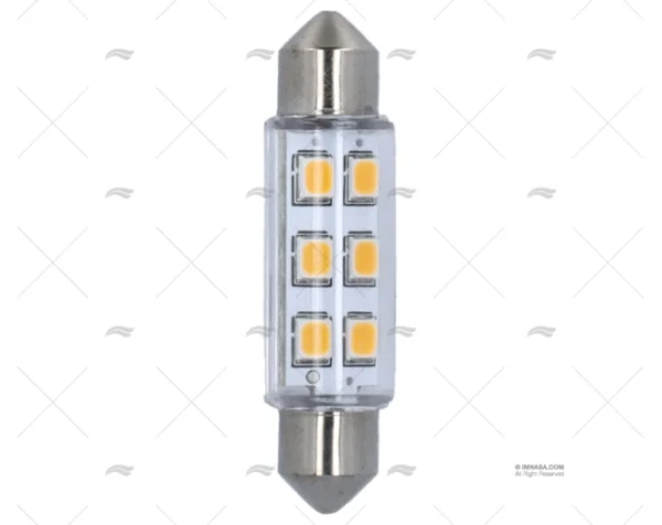 lampara festoon 12v led 30 40ma bayonetas fluorescentes imnasa ref 65100194