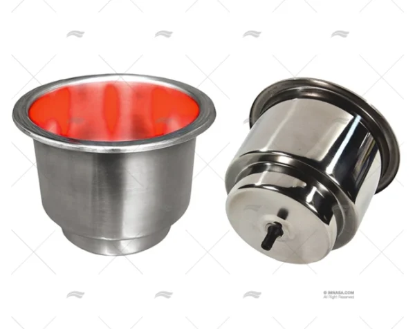 porta vaso inox c led rojo soportes plastico imnasa ref 44250699